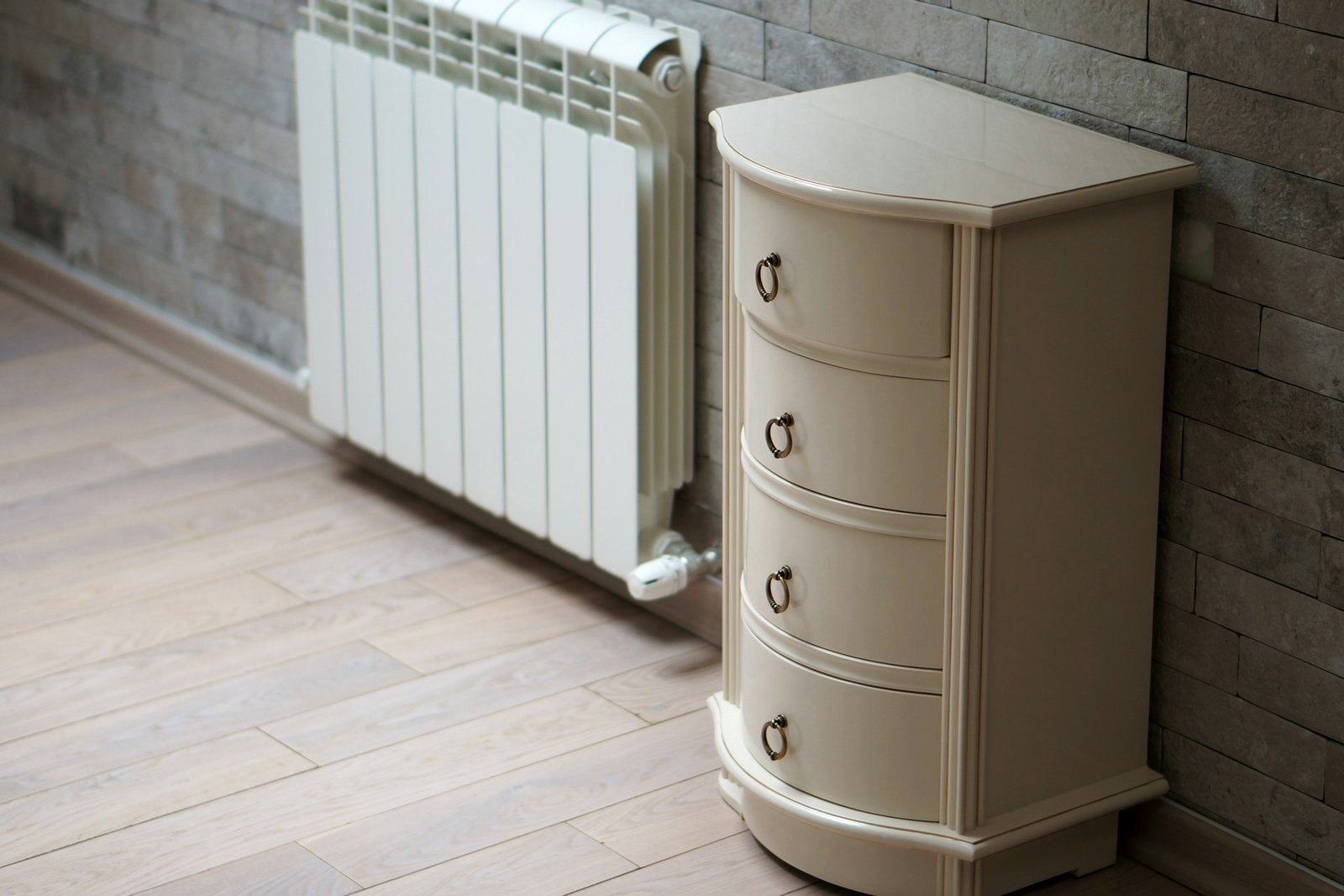 Heizkörper im Wohnraum