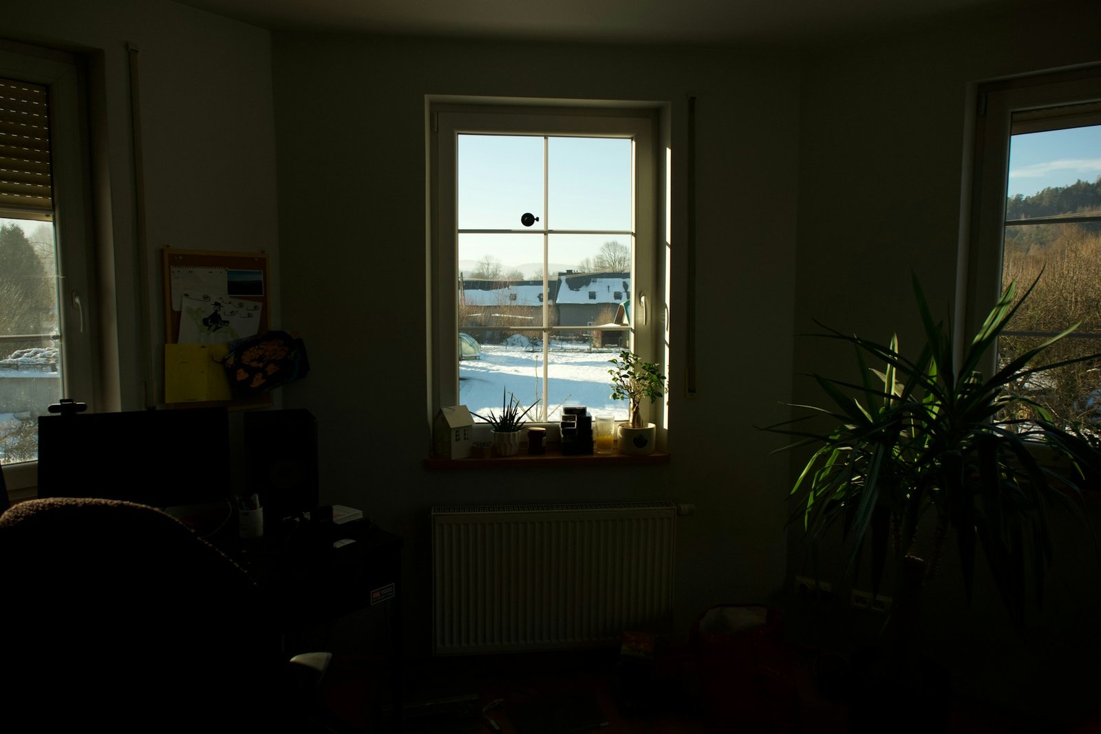 Heizkörper im Wohnraum